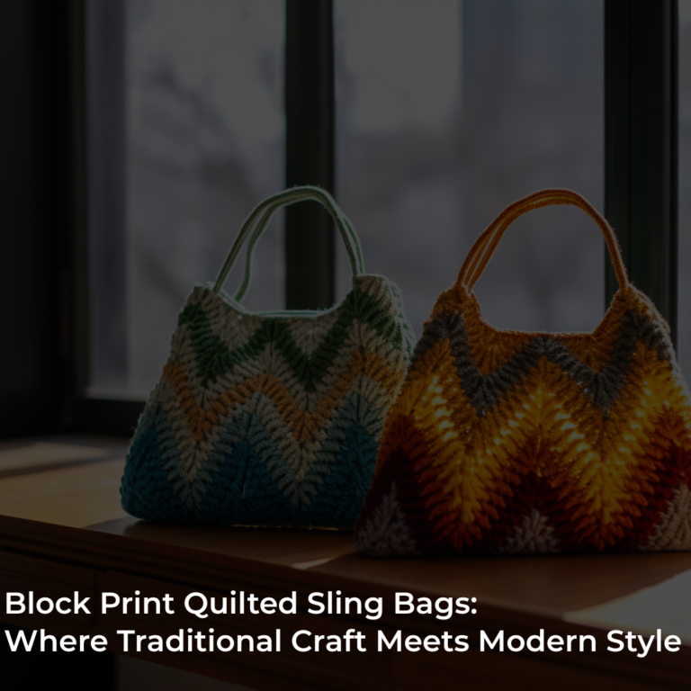 Block Print Quilted Sling Bags: Where Traditional Craft Meets Modern Style