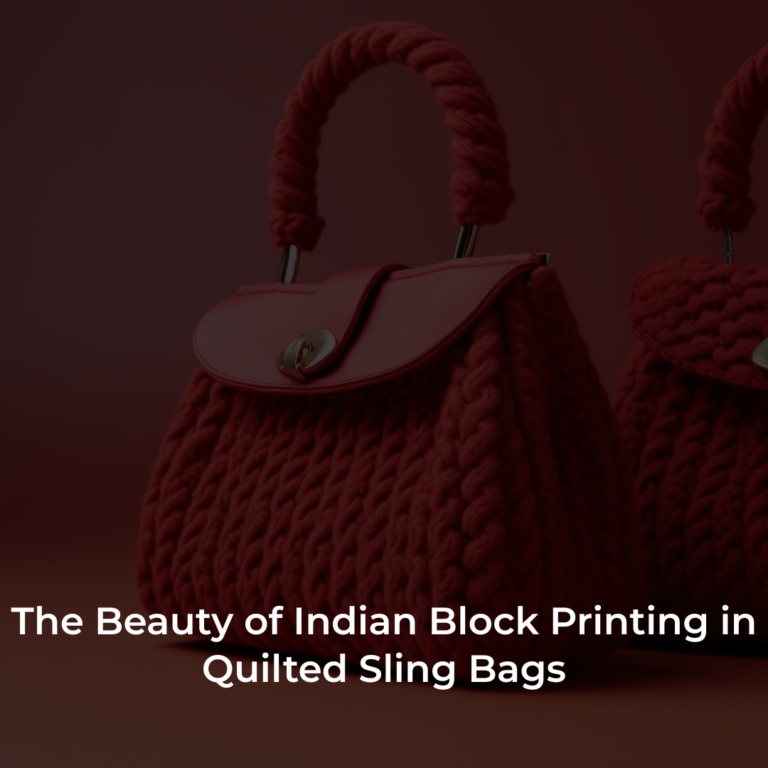 The Beauty of Indian Block Printing in Quilted Sling Bags